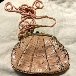Judith Leiber Snakeskin Clutch, Vintage Judith Leiber Bag, Vintage Designer 🌷